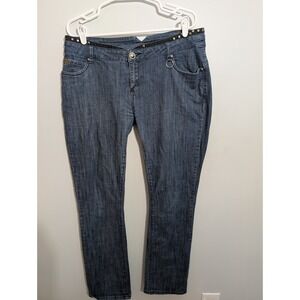 Apple Bottom jeans Black Trim W/embellishments& Studs. Sz113/14  RARE